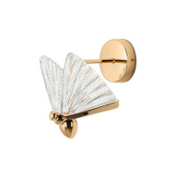 Lampa ścienna BUTTERFLY S złota