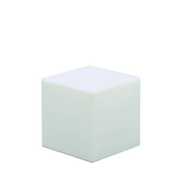 Lampa ogrodowa CUBY 53 SOLAR & BATTERY biała