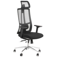 Fotel ergonomiczny Akcent PremiumLine z wysuwem