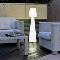 Lampa podłogowa LOLA 165 Battery biała