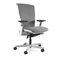 Fotel biurowy Reya White Grey