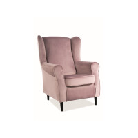 Fotel Uszak Baron Velvet