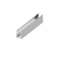 Profil aluminiowy anodowany 20x16,5x1,5 - 1,875mb Ceownik