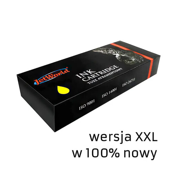Zgodny z Epson T9744 C13T974440 tusz żółty XXL marki JetWorld
