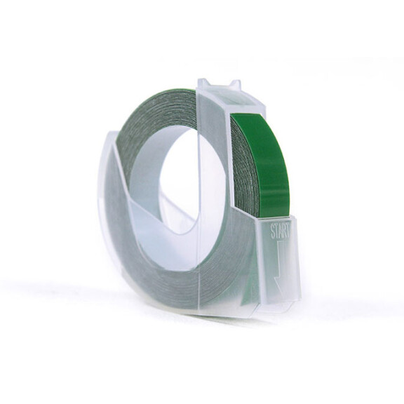 Zgodny z taśmy Dymo 3D S0898160 do wytłaczania zielona 9mm x 3m (10szt