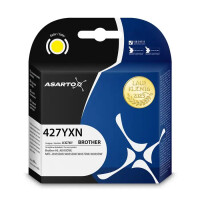 Zgodny z Brother LC427XLY tusz żółty marki Asarto