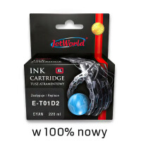 Zgodny z Epson T01D2 C13T01D200 tusz cyan XXL marki JetWorld