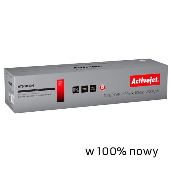 Zgodny z Brother TN-1030 toner marki ActiveJet