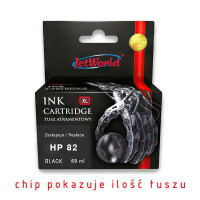 Zgodny z HP 82 CH565A tusz czarny marki JetWorld