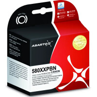 Zgodny z Canon PGI-580PGBK XXL tusz czarny marki Asarto