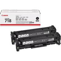 Canon CRG-718 B2 2662B005 dwa tonery czarne oryginalne