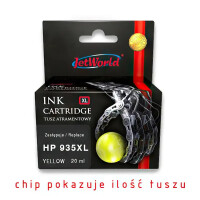 Zgodny z HP 935 XL C2P26AE tusz żółty marki JetWorld