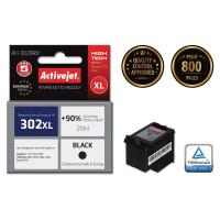 Zgodny z HP 302 XL F6U68AE tusz czarny marki ActiveJet