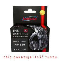 Zgodny z HP 650 CZ101AE tusz czarny marki JetWorld