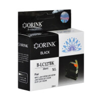Zgodny z Brother LC127XLBK tusz czarny marki Orink