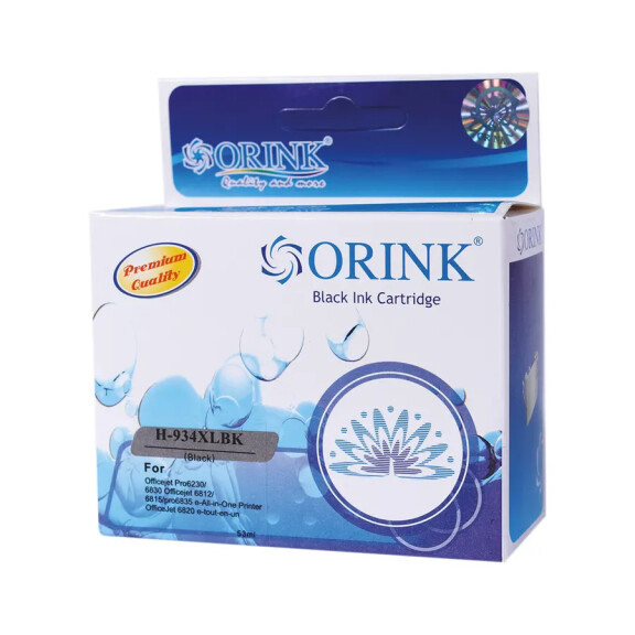 Zgodny z HP 934 XL C2P23AE tusz czarny marki Orink
