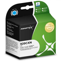 Zgodny z HP 920 XL CD972AE tusz cyan marki Asarto