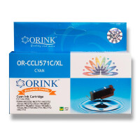 Zgodny z Canon CLI-571C XL tusz cyan marki Orink