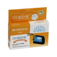 Zgodny z HP 933 XL CN054AE tusz cyan marki Orink