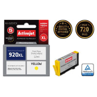 Zgodny z HP 920 XL CD974AE tusz żółty marki ActiveJet