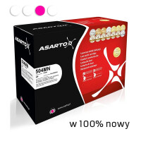 Zgodny z HP 504A CE253A toner magenta marki Asarto