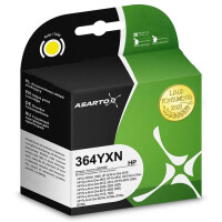Zgodny z HP 364 XL CB325EE tusz żółty marki Asarto