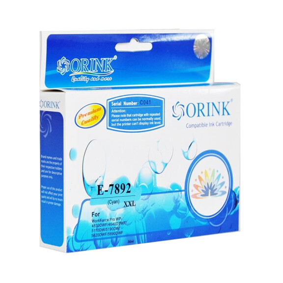 Zgodny z Epson T7892 tusz cyan XXL marki Orink