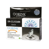 Zgodny z Canon CLI-526BK tusz czarny marki Orink