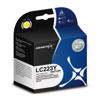 Zgodny z Brother LC223Y tusz żółty marki Asarto