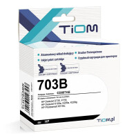 Zgodny z HP 703 CD887AE tusz czarny marki TiOM