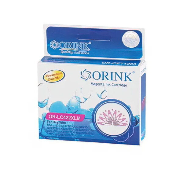 Zgodny z Brother LC422XLM tusz magenta marki Orink