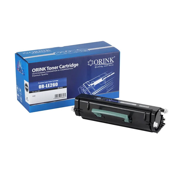 Zgodny z Lexmark E260A11E toner marki Orink