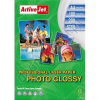 ActiveJet papier fotograficzny błyszczący A4 100 szt 200g  AP4-200G100