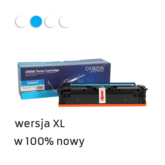 Zgodny z HP 203X CF541X toner cyan XL marki Orink