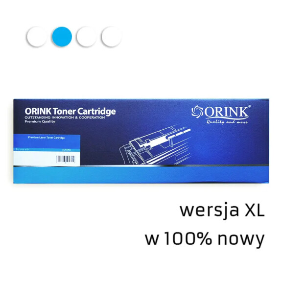 Zgodny z Brother TN-248XLC toner cyan marki Orink
