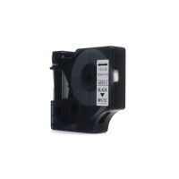 Zgodny z taśmy Dymo D1 45013 S0720530 nadruk czarny na białym tle 12mm