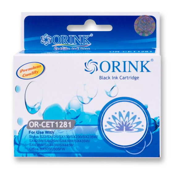 Zgodny z Epson T1281 tusz czarny marki Orink