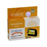 Zgodny z HP 933 XL CN056AE tusz żółty marki Orink