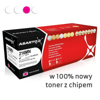 Zgodny z HP 216A W2413A toner magenta marki Asarto + chip