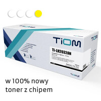 Zgodny z HP 415A W2032A toner żółty marki TiOM + chip