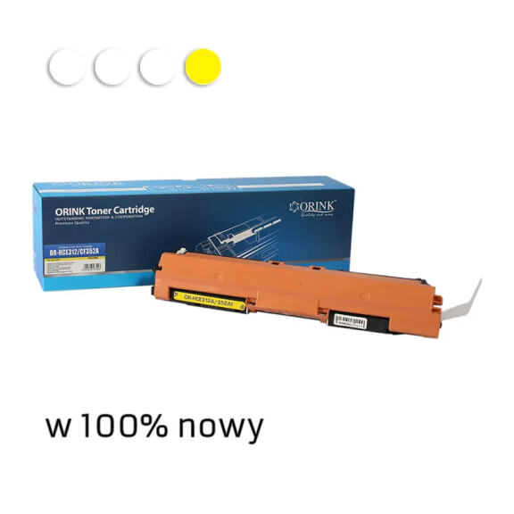 Zgodny z HP 130A CF352A toner żółty marki Orink