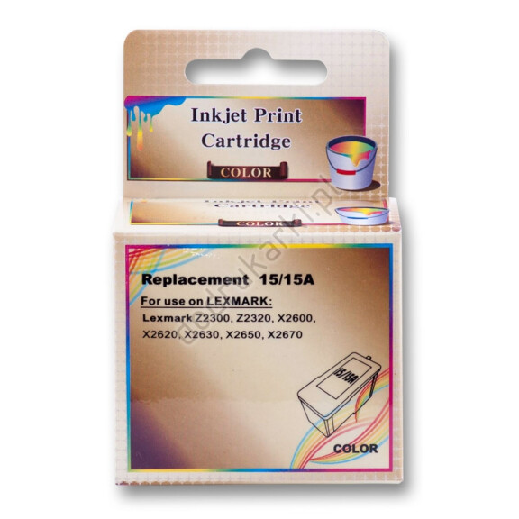 Zgodny z Lexmark 15 tusz 3-kolorowy marki JetWorld