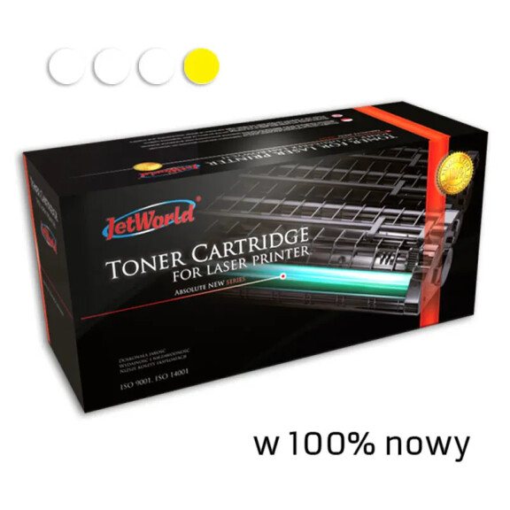 Zgodny z Oki 44250721 toner żółty marki JetWorld