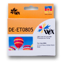 Zgodny z Epson T0805 tusz light cyan marki Wox