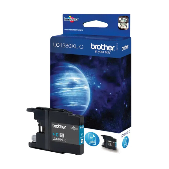 Brother LC1280XLC tusz cyan oryginalny