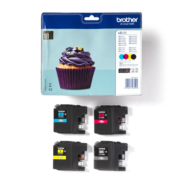 Brother LC123VALBP tusze CMYK oryginalne