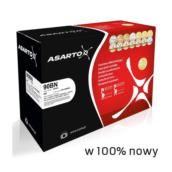 Zgodny z HP 90A CE390A toner marki Asarto