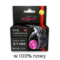 Zgodny z Epson 18 T1803 tusz magenta marki JetWorld