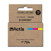Zgodny z HP 704 CN693AE tusz 3-kolorowy marki Actis