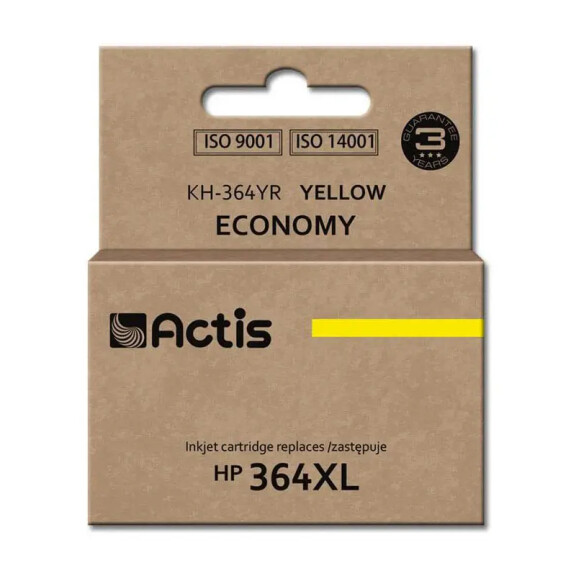 Zgodny z HP 364 XL CB325EE tusz żółty marki Actis